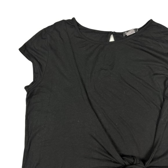 (Up To 50% Off SALE) Cha Cha Vente Tie Front Short Sleeve Casual T-Shirt Top - Picture 2 of 3